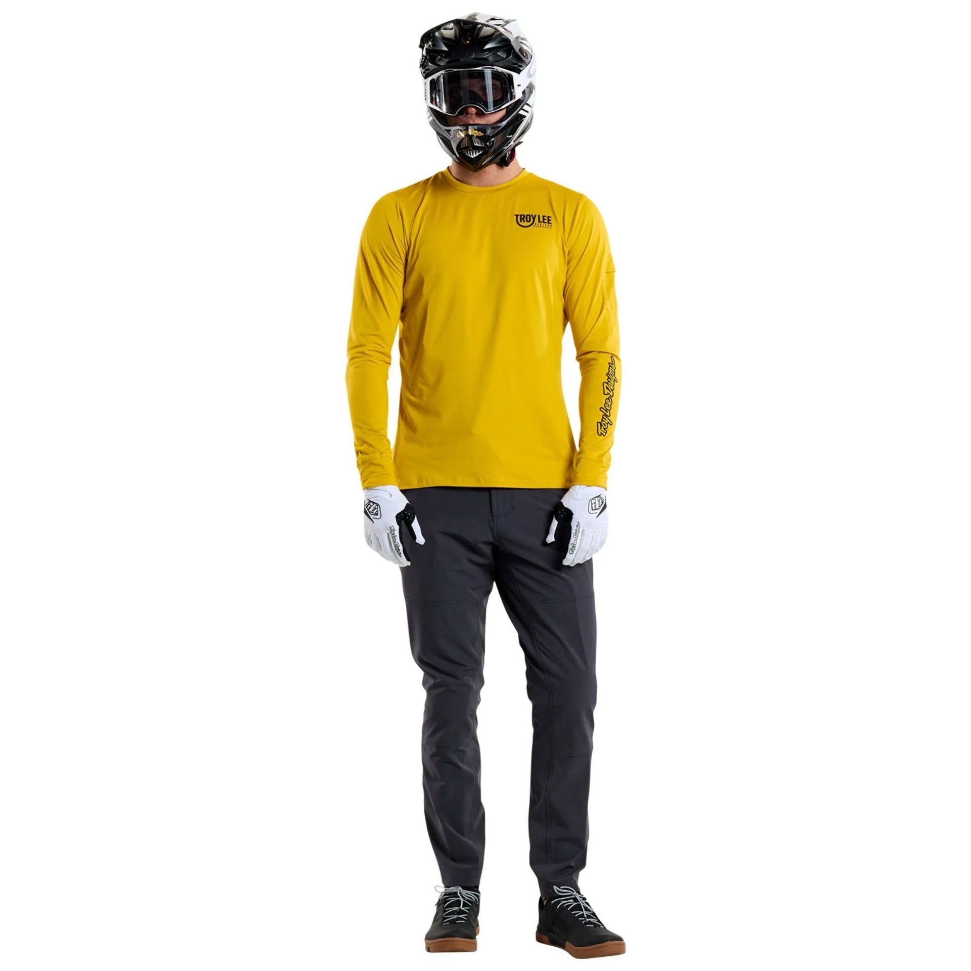 Camiseta Manga Larga Troy Lee Designs Ruckus Eyez Safron